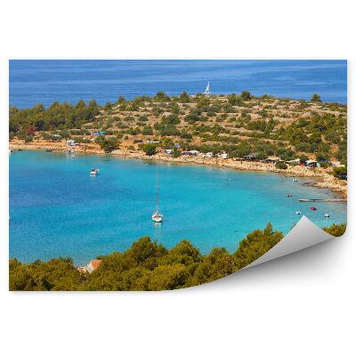 Fototapeta Jadran Chorvátsko Ostrov Modrá Voda Príroda