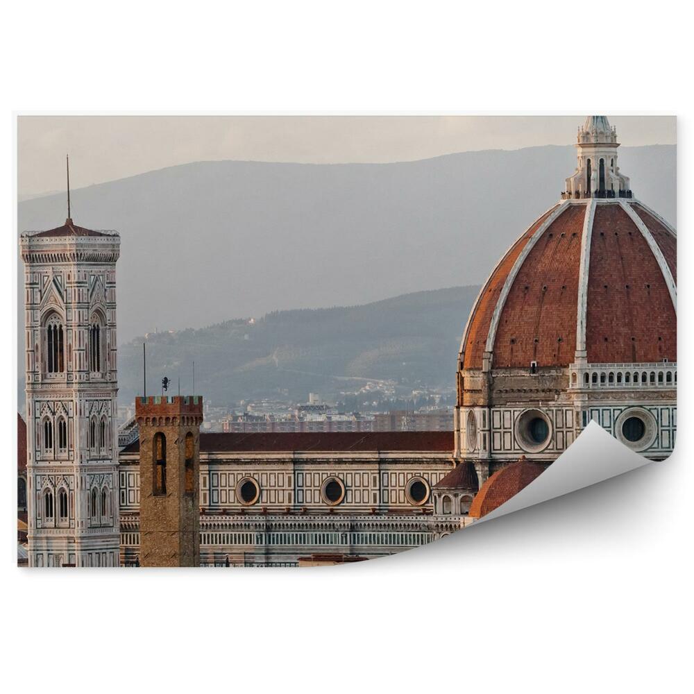Fototapeta Katedrála Santa Maria del Fiore budovy Michelangelovo námestie Florencia