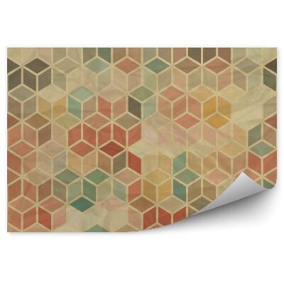 Fototapeta na stenu Opakujúci sa retro geometrický vzor