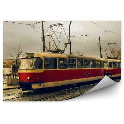 Fototapeta na stenu Tramvaj v Pragi