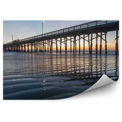 Fototapeta na stenu Pomol nad vodo modra voda