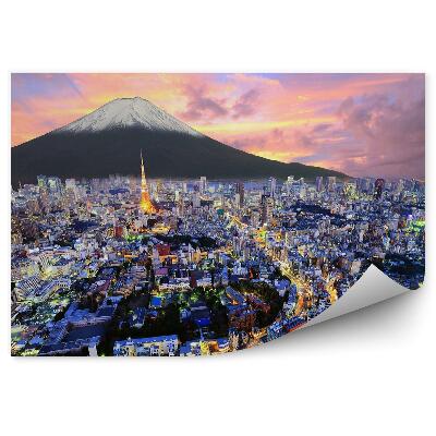 Fototapeta Tokio Hora Fudži Západ Slnka