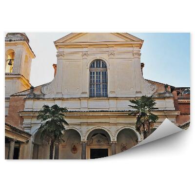 Fototapeta Rímska bazilika San Clemente sky