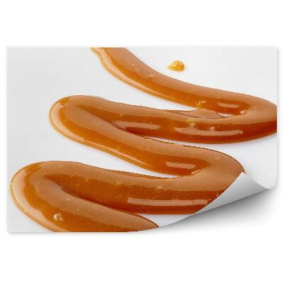 Fototapeta na stenu Sladká karamelová omáčka cukrová poleva