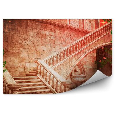 Fototapeta na stenu Grajsko domišljijsko stopnišče rastline