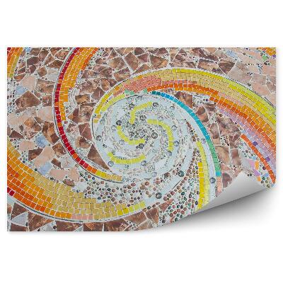 Fototapeta na stenu Fraktálna špirálová mozaika