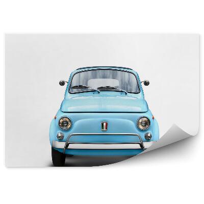 Fototapeta na stenu Modrý fiat 500