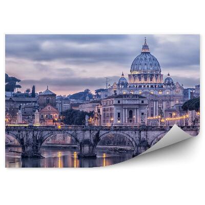 Fototapeta Rím a Tiber za súmraku