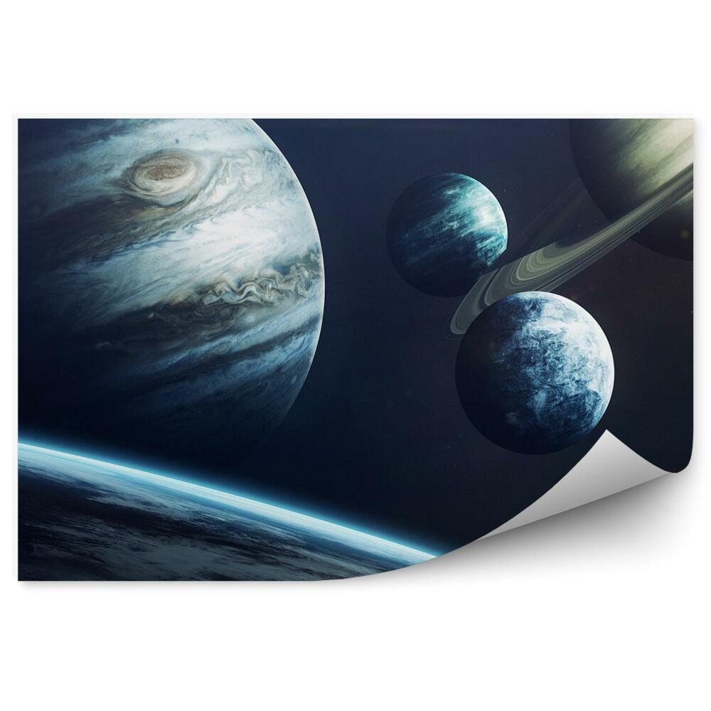Fototapeta Schéma Slnečnej Sústavy Planéty