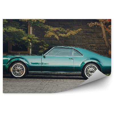 Fototapeta na stenu Retro Auto Budova Architektúra