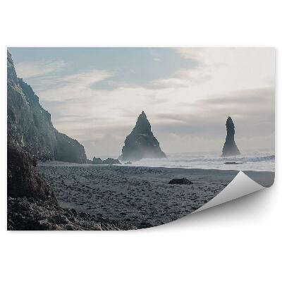 Fototapeta na stenu Voda Vlny Pláž Skaly Kameň Hory