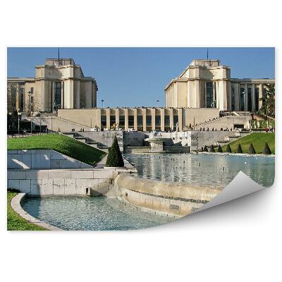 Fototapeta Paríž Trocadero fontána