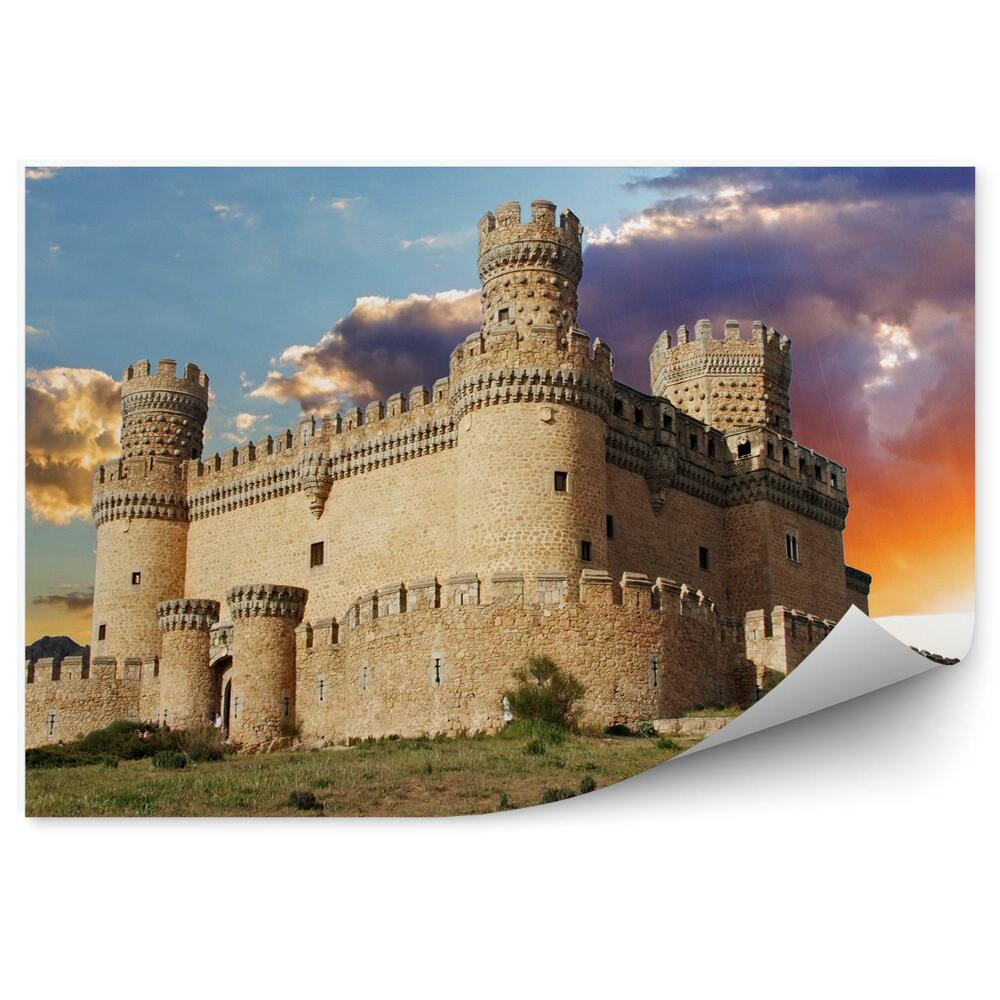 Fototapeta na stenu Starý opevnený hrad hory slnko