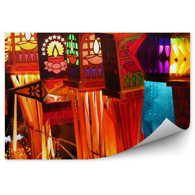 Fototapeta Indické Lampióny Lampióny Zdobené Svetlo Noc