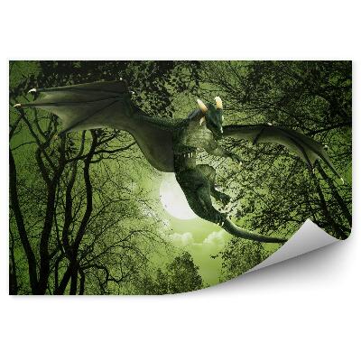 Fototapeta na stenu Zelený drak