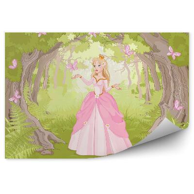 Fototapeta Kráčajúca princezná v krajine fantázie