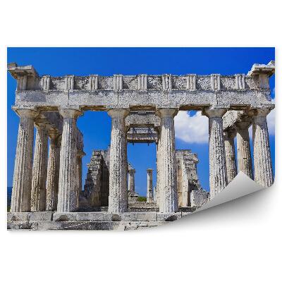 Fototapeta Zrúcaniny Chrámu Na Ostrove Egina