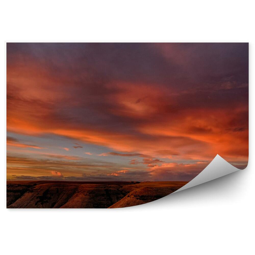Fototapeta Kaňon Skaly Idaho Obloha Mraky Idaho Západ Slnka