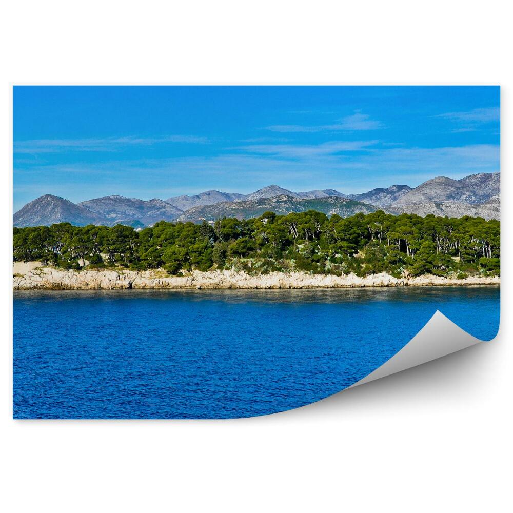 Fototapeta na stenu Dubrovník ostrov zelená voda krajina
