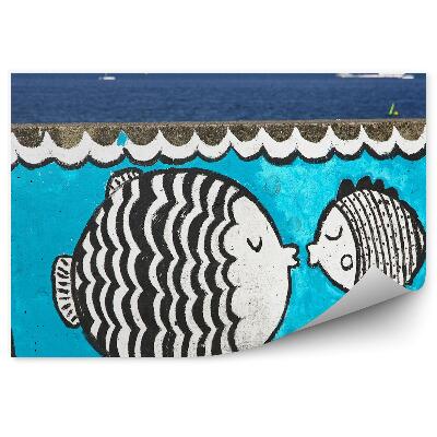 Fototapeta na stenu Baltské more lode nástenná maľba ryby morské riasy Gdynia