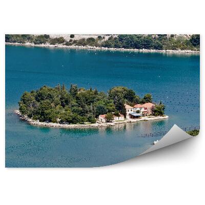 Fototapeta na stenu Stredozemné more ostrovy domy zelená