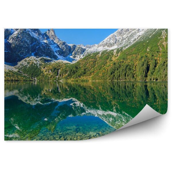 Fototapeta na stenu Kamene v jazere Morskie Oko horská krajina