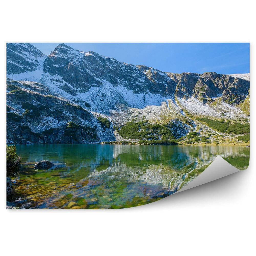 Fototapeta jazero húsenicové údolie tatra