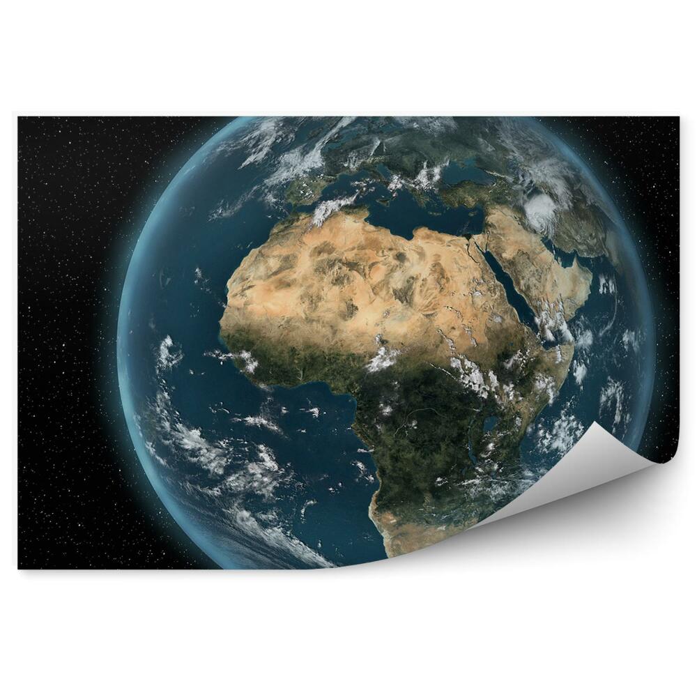 Fototapeta na stenu Planéta Zem Oceány Kontinenty Obloha Hviezdy