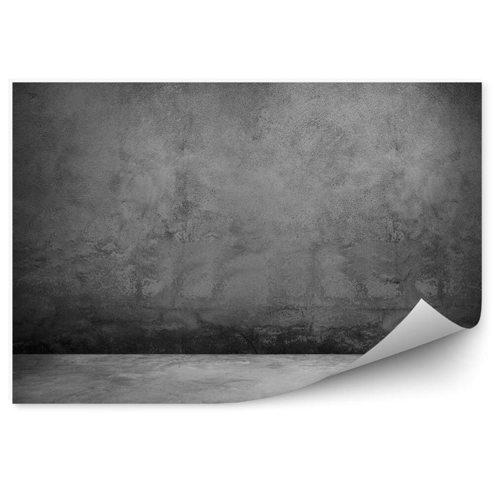 Fototapeta Tmavá betónová miestnosť
