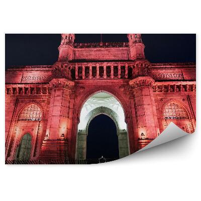 Fototapeta Brána India Červené Svetlo Noc