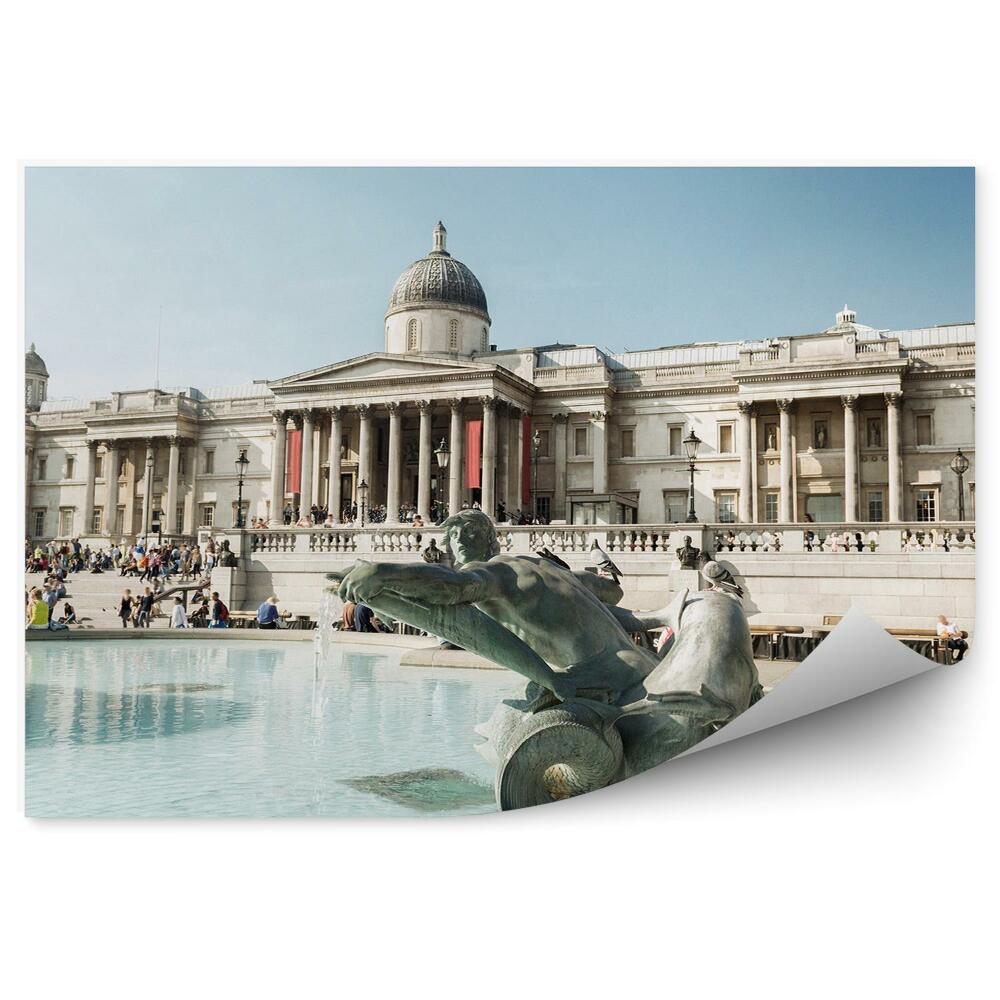 Fototapeta Fontána Trafalgarské námestie obloha Londýn