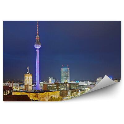 Fototapeta Brandenburská brána Berlín cesta ľudia obloha mraky