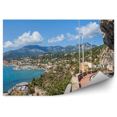 Fototapeta na stenu Cesta Pozdĺž Pobrežia Stredozemného Mora Taliansko