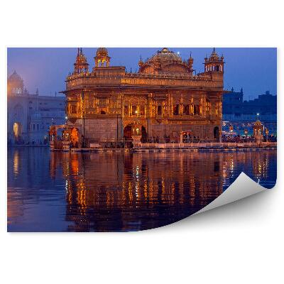 Fototapeta na stenu Noc Svetla Zlatý Chrám India