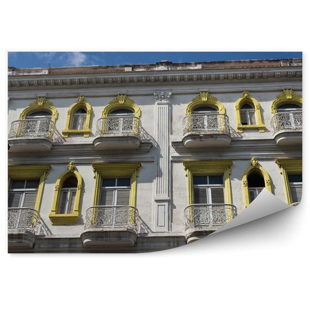Fototapeta na stenu Koloniálna Fasáda Stará Havana Architektúra