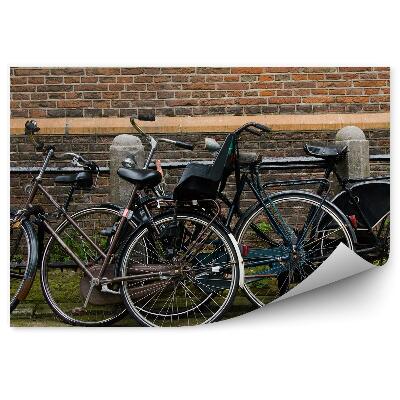Fototapeta Bicykle Na Ulici Amsterdam