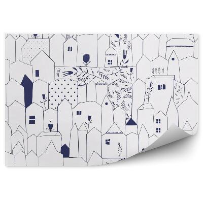 Fototapeta Kresba vo vintage štýle.