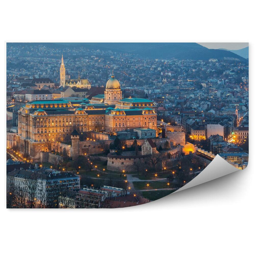 Fototapeta Kráľovský palác kostol hory cesty mosty hrad Varšava