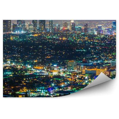 Fototapeta Letecký pohľad na svetlá Los Angeles