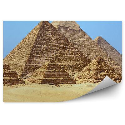 Fototapeta Pyramídy V Egypte Piesok Ťavy