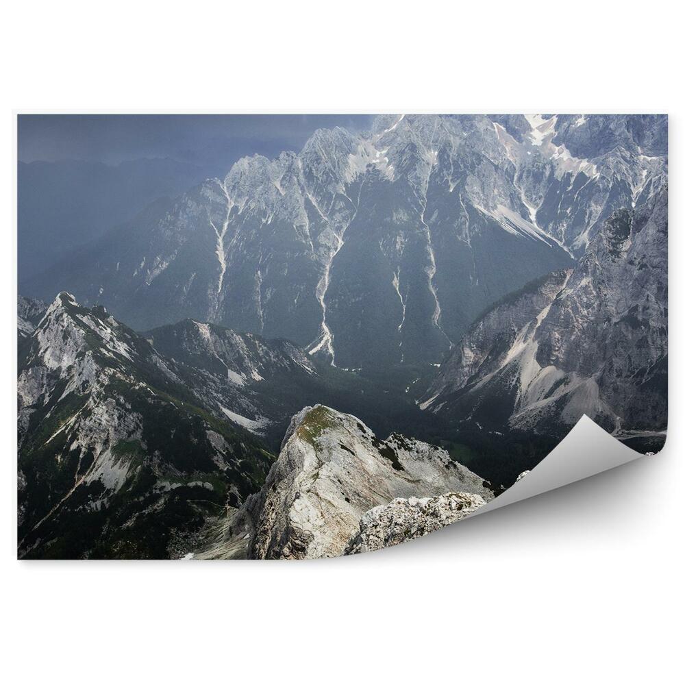 Fototapeta na stenu Búrka juliánske alpy hory