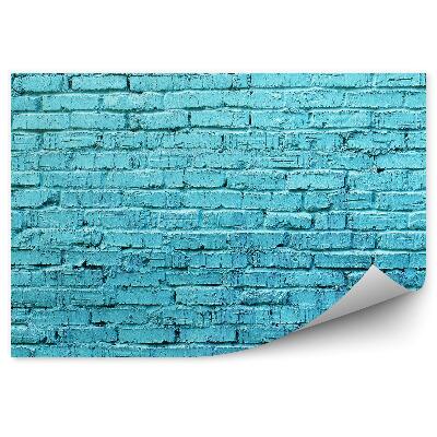 Fototapeta Svetlomodré tehlové murivo