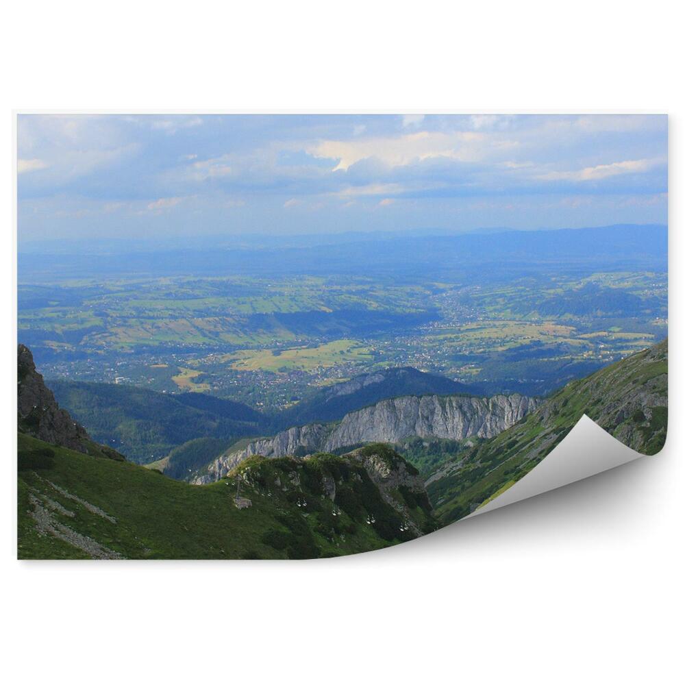 Fototapeta Pohľad kasprowy wierch tatry obloha mraky