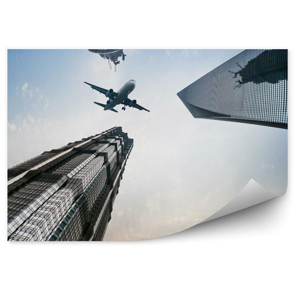 Fototapeta na stenu Šanghaj Lietadlo Obloha Doprava Mesto