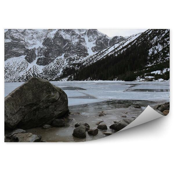 Fototapeta na stenu Morské oko v zimnom ľade Tatry