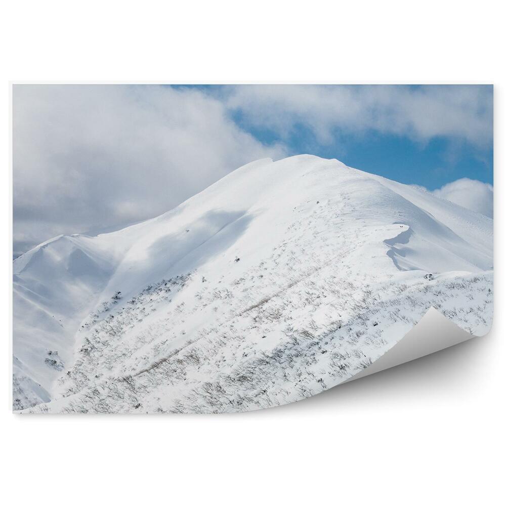 Fototapeta na stenu hory perie alpy sneh zima obloha mraky