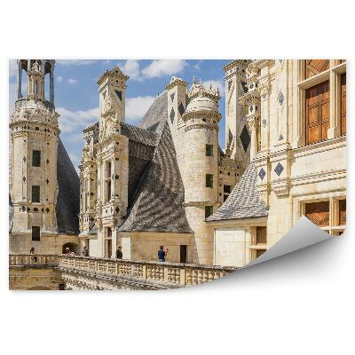 Fototapeta na stenu Chateau Chambord Terasa Obloha Mraky Francúzsko