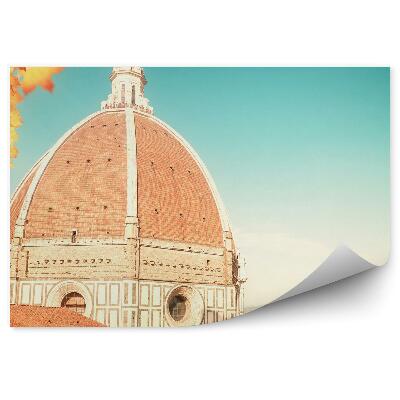 Fototapeta Katedrálny kostol Santa Maria del Fiore Florencia listy
