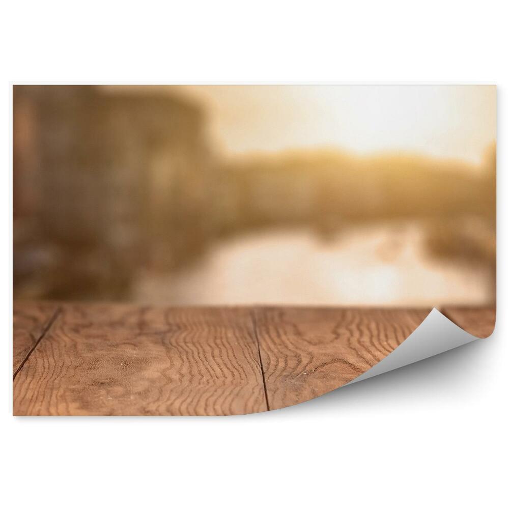 Fototapeta Drevená Terasa Pohľad