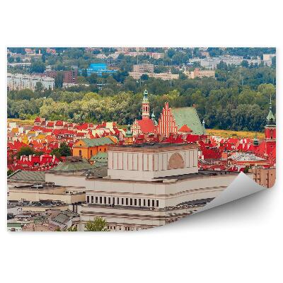 Fototapeta na stenu Pohľad na staré moderné mesto Varšava